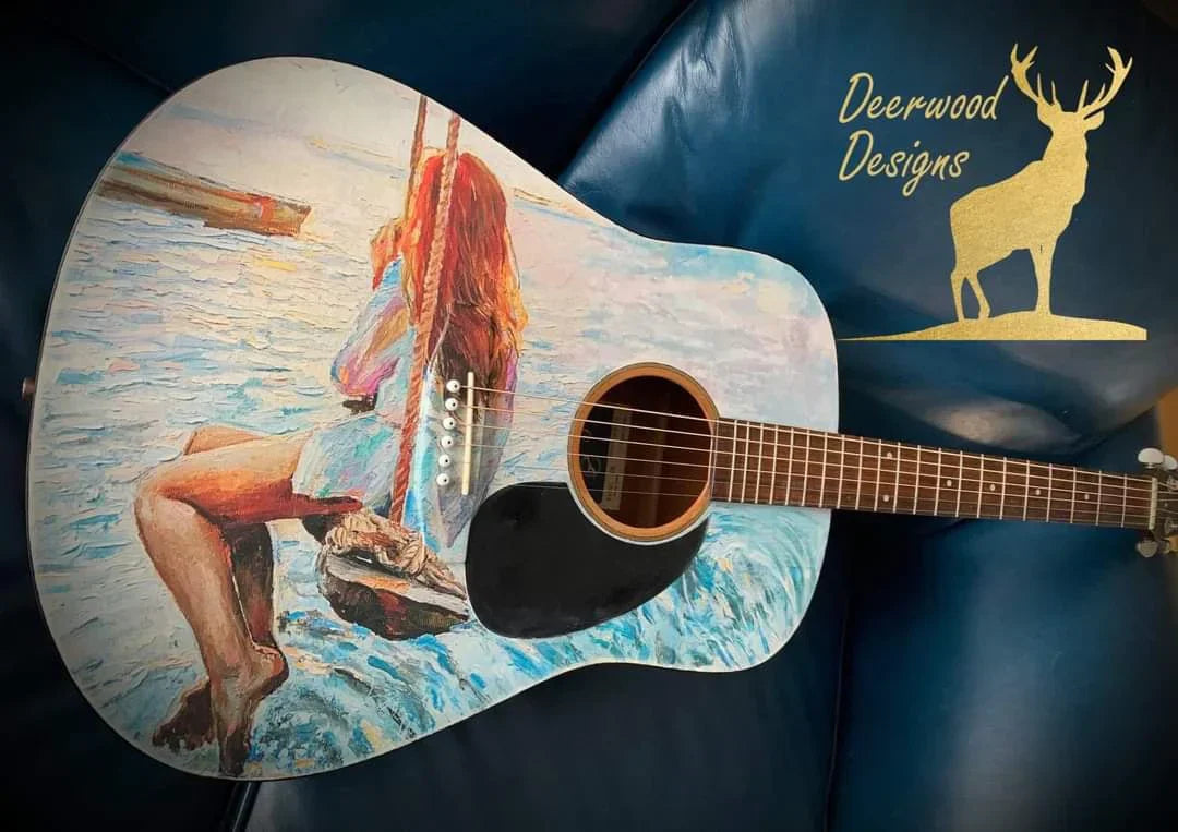 Girl On A Swing - Mint by Michelle decoupage paper