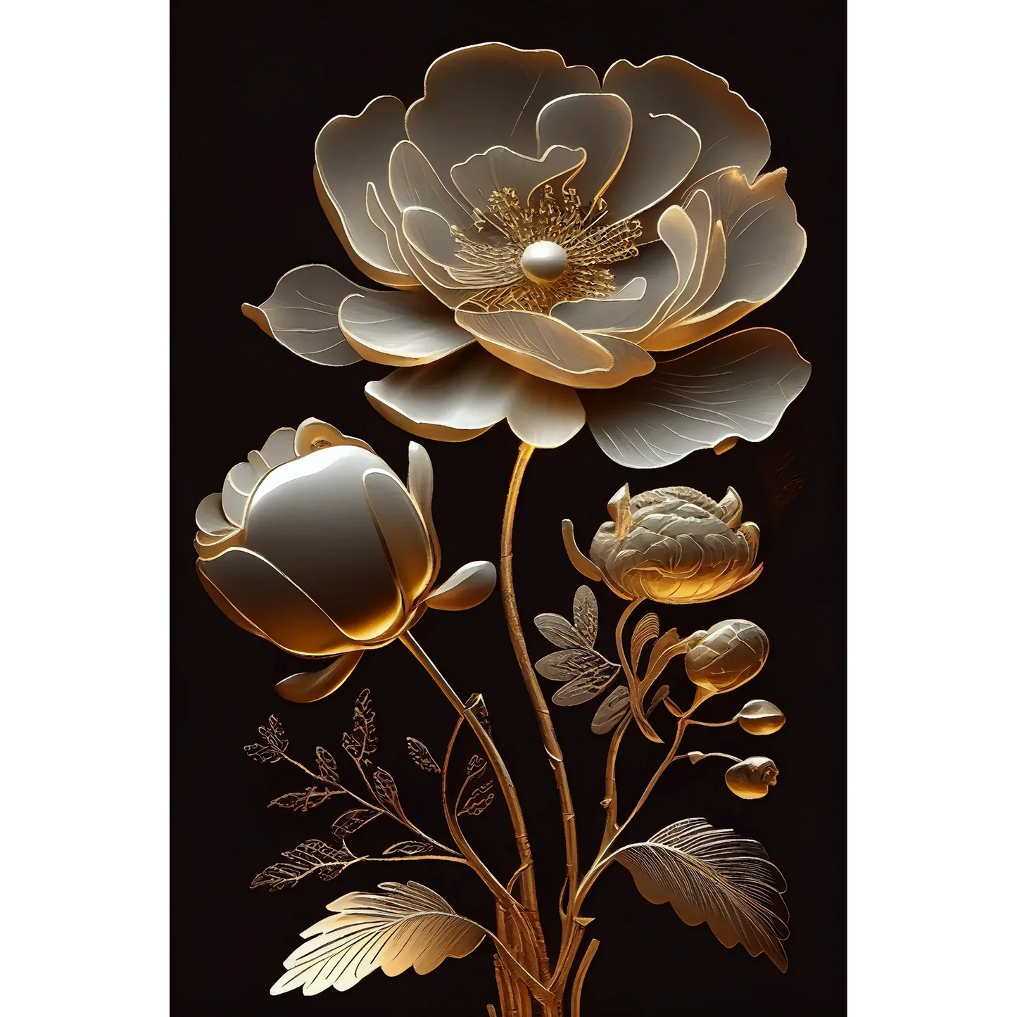 Golden Bloom 2 - Mint by Michelle decoupage paper