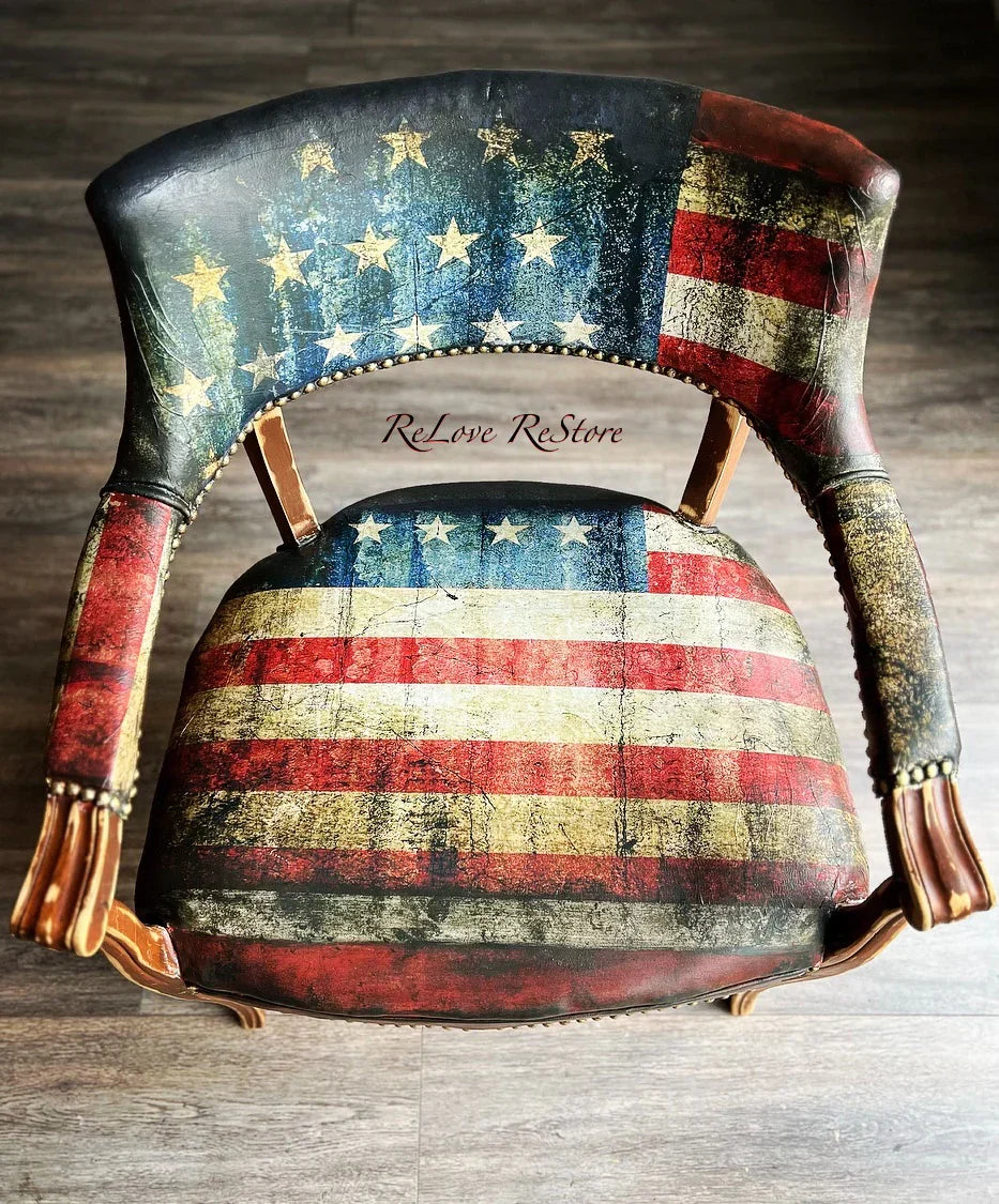 Stars & Stripes - Mint by Michelle decoupage paper