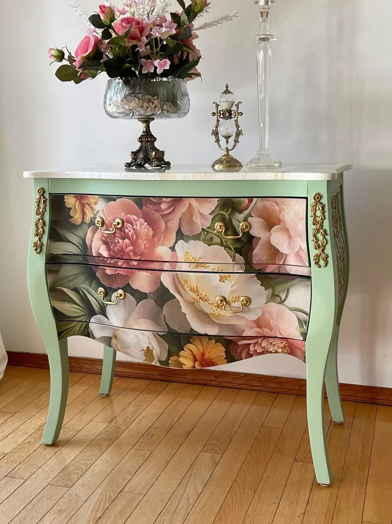 Summer Blush - Mint by Michelle decoupage paper