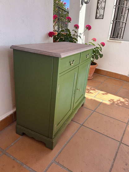 SOLD OUT! Restored Antique Sideboard · Spanish Olive · Unique Piece