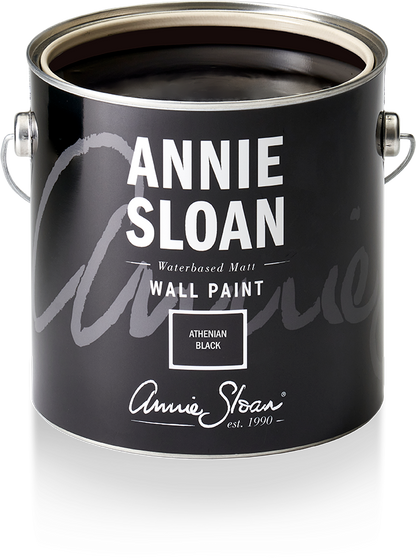 Lata de 2,5 litros de Wall Paint Athenian Black de Annie Sloan