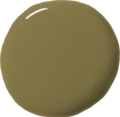 Muestra de color Olive de Wall Paint, Annie Sloan