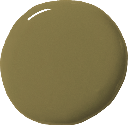 Muestra de color Olive de Wall Paint, Annie Sloan