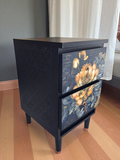 AGOTADO! Mesitas MCM con Frentes Florales – Para Dormitorio o Salón