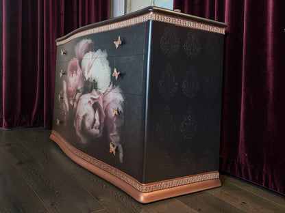 Vintage Handcrafted Chest of Drawers, Restored and Eco-Friendly