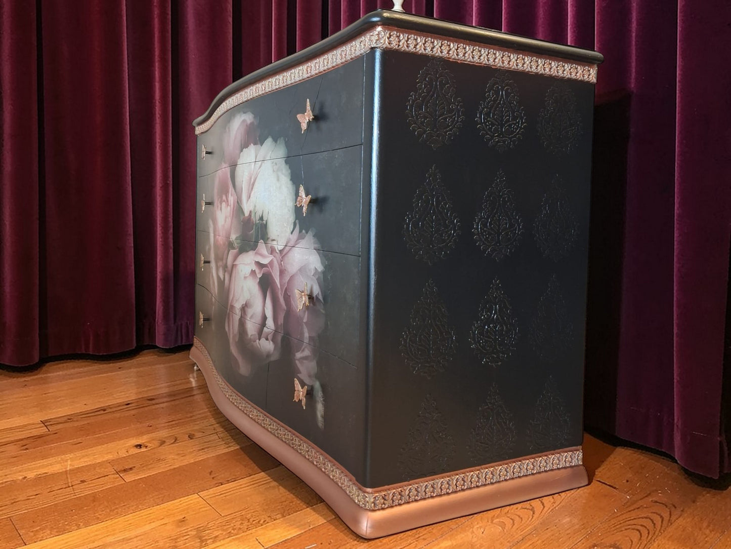 Vintage Handcrafted Chest of Drawers, Restored and Eco-Friendly