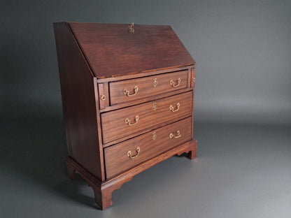 Bureau Secrétaire Antiguo Francés – Louis XVI Empire, Solid Mahogany, Circa 1790
