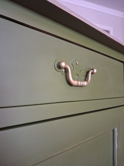 SOLD OUT! Restored Antique Sideboard · Spanish Olive · Unique Piece