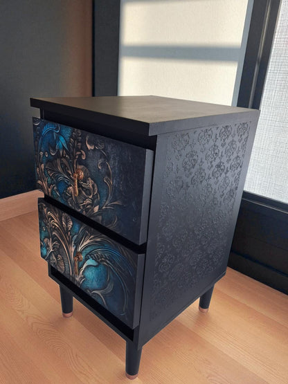 AGOTADO! Mesitas MCM con Frentes Florales – Para Dormitorio o Salón