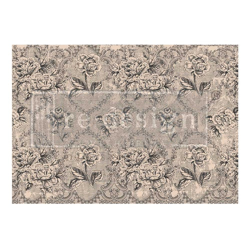 Redesign Decoupage Fiber A1– Antique Laces