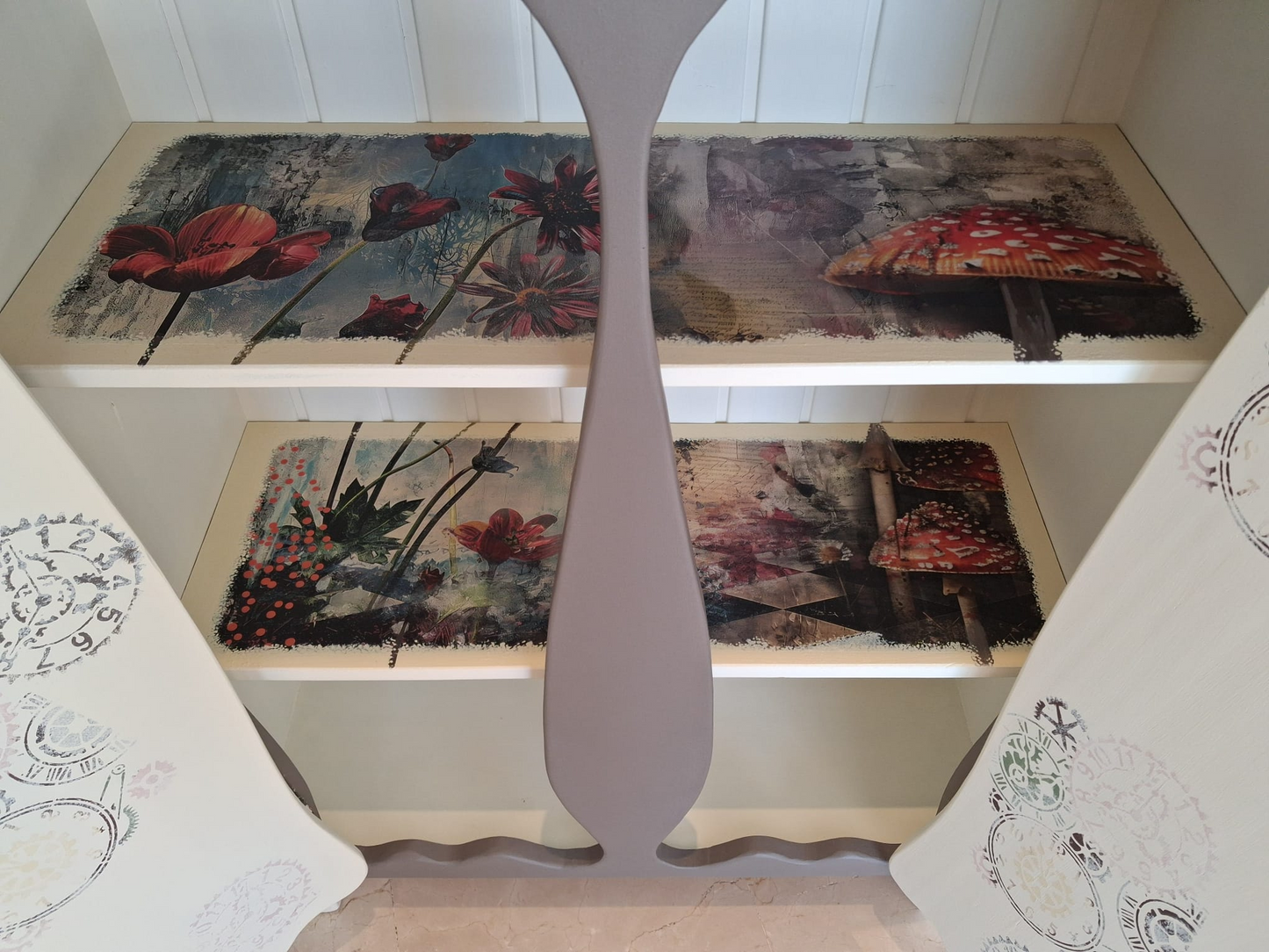 Restored Vintage Dresser Ballet &amp; Flowers
