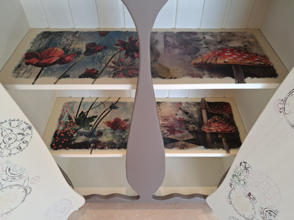 Restored Vintage Dresser Ballet &amp; Flowers
