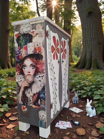 Restored Vintage Dresser Ballet &amp; Flowers