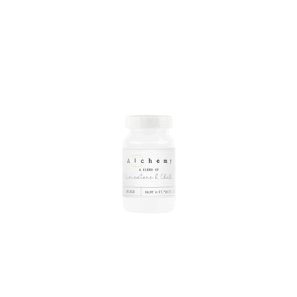Bote Alchemy by Fusion Birch 120ml, pintura a la tiza blanco roto terroso con subtonos sutiles, mezcla de limestone y chalk para muebles