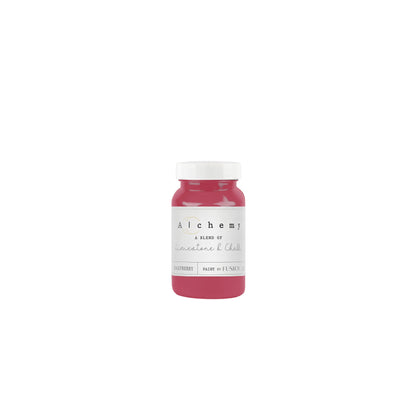 Bote Alchemy by Fusion Raspberry 120ml, pintura a la tiza fucsia vibrante y puro, mezcla de limestone y chalk para muebles