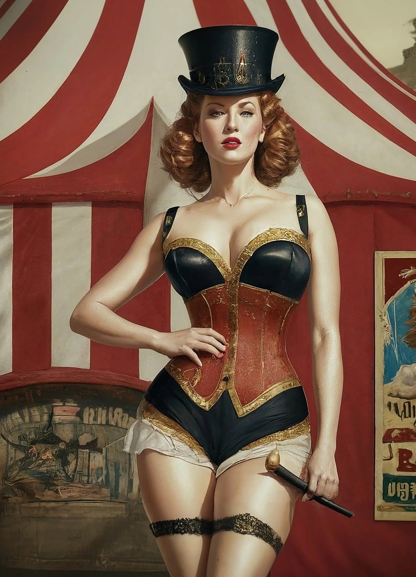 Carnival Queen- Mint by Michelle decoupage paper