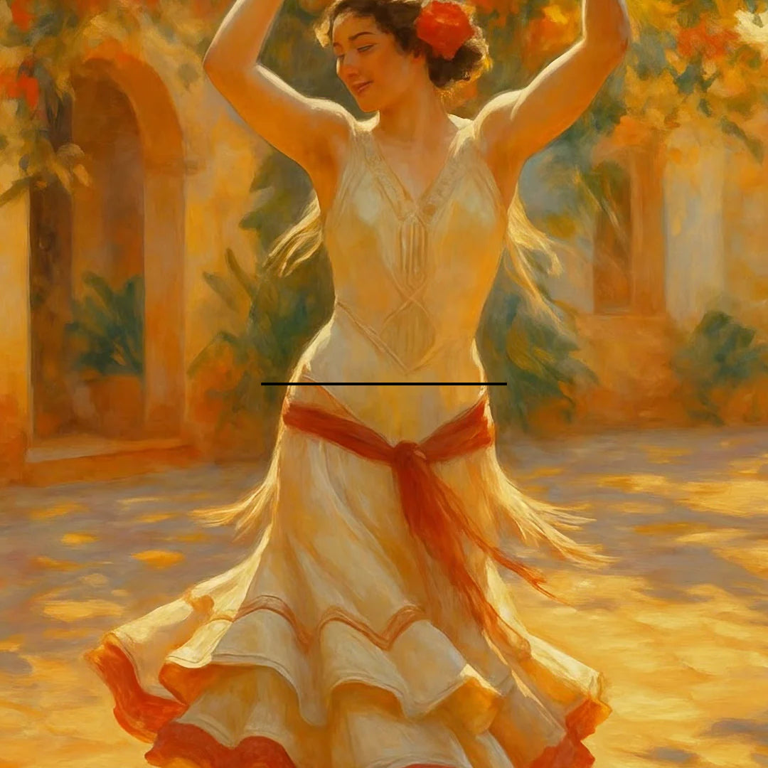 Flamenco Sunrise - Mint by Michelle decoupage paper