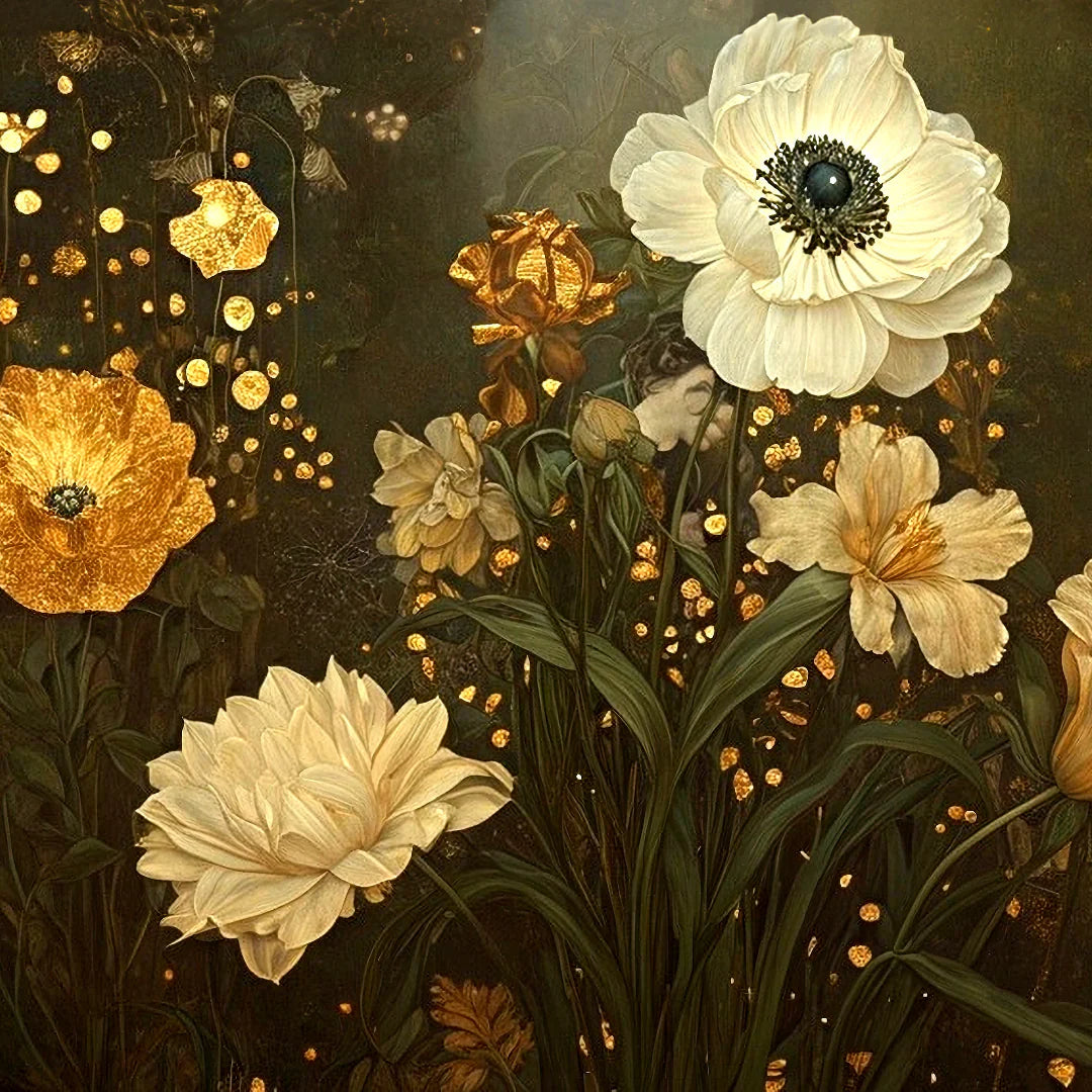 Flowers Horizontal - Mint by Michelle decoupage paper