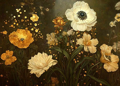 Flowers Horizontal - Mint by Michelle decoupage paper