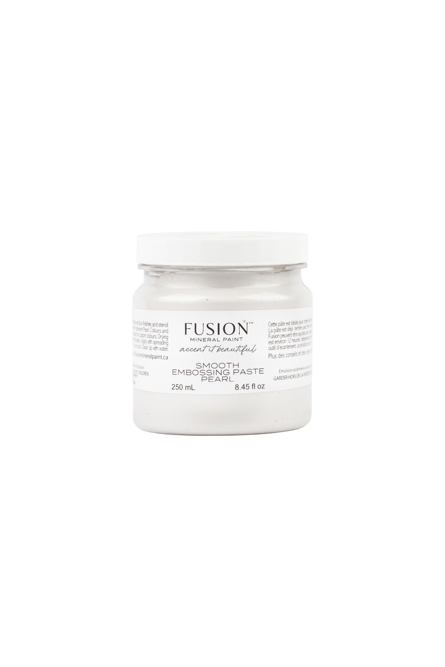 Fusion Mineral Paint – Smooth Embossing Paste Pearl (pasta de relieve)