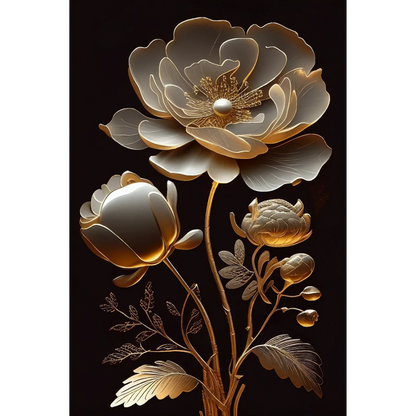 Golden Bloom 2 - Mint by Michelle decoupage paper