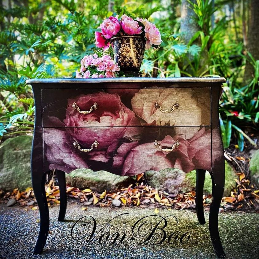 Moody Florals - Mint by Michelle decoupage paper