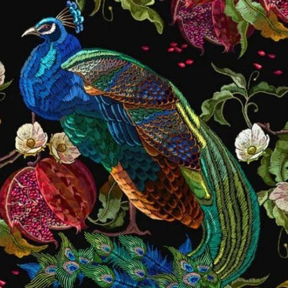 Peacock - Mint by Michelle decoupage paper