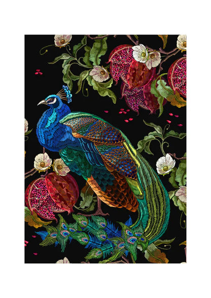 Peacock - Mint by Michelle decoupage paper