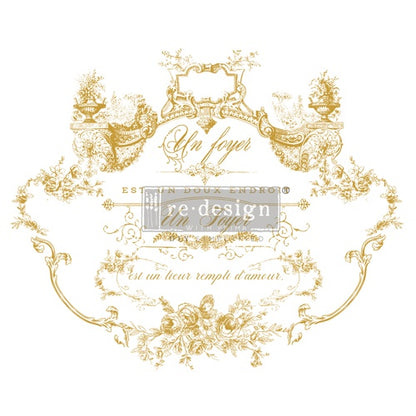 Decor Transfers® Lovely Script – transfer de caligrafía manuscrita vintage y romántica, Redesign with Prima, 3 hojas 63,5x86,36 cm
