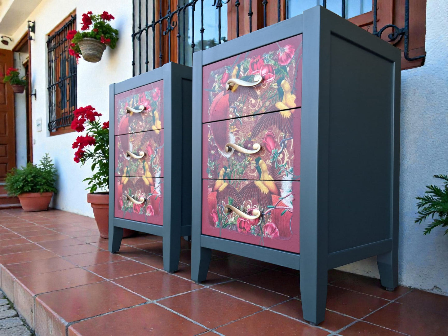 Restored MCM Nightstands