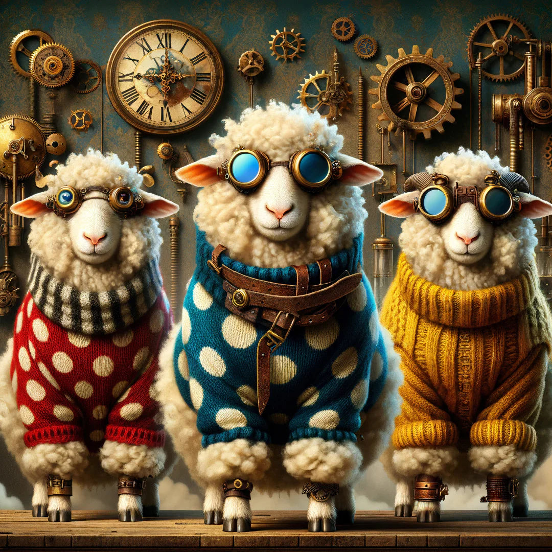 Shaun Sheep - Mint by Michelle Decoupage-Papier