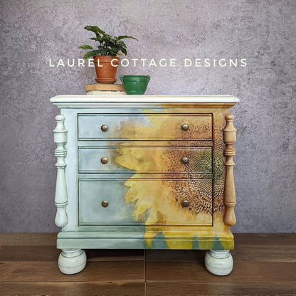 Sunflower - Mint by Michelle decoupage paper