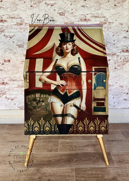 Carnival Queen- Mint by Michelle decoupage paper