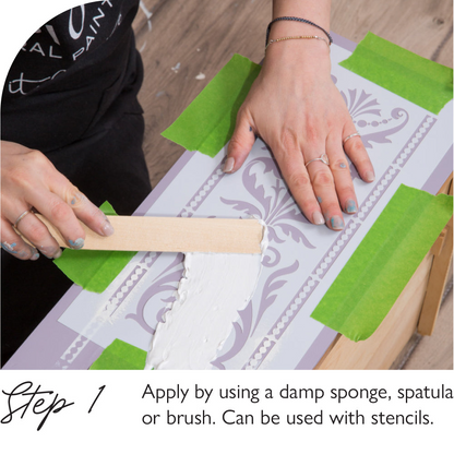 Fusion Mineral Paint – Smooth Embossing Paste Pearl (pasta de relieve)